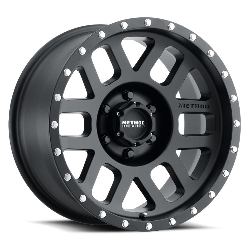 Method Wheels MR306 Mesh 17x8.5 0mm Offset 6x135 94mm CB Matte Black Wheel