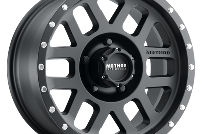 Method Wheels MR306 Mesh 18x9 -12mm Offset 5x5 94mm CB Matte Black Wheel