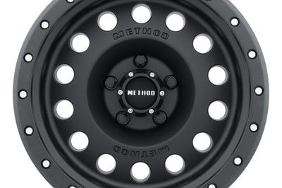 Method Wheels MR307 Hole 17x8.5 0mm Offset 5x5 94mm CB Matte Black Wheel