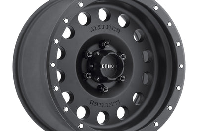 Method Wheels MR307 Hole 17x8.5 0mm Offset 6x5.5 108mm CB Matte Black Wheel