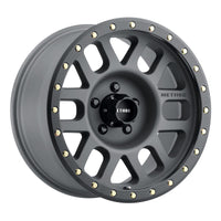 Method Wheels MR309 Grid 17x8.5 0mm Offset 5x150 116.5mm CB Titanium/Black Street Loc Wheel