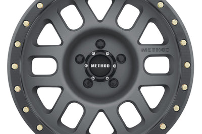 Method Wheels MR309 Grid 17x8.5 0mm Offset 5x150 116.5mm CB Titanium/Black Street Loc Wheel