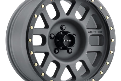 Method Wheels MR309 Grid 17x8.5 0mm Offset 5x5 94mm CB Titanium/Black Street Loc Wheel