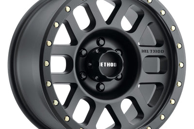 Method Wheels MR309 Grid 17x8.5 0mm Offset 6x120 83mm CB Matte Black Wheel
