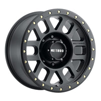Method Wheels MR309 Grid 17x8.5 0mm Offset 8x180 130.81mm CB Matte Black Wheel