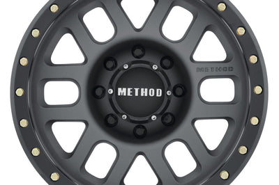 Method Wheels MR309 Grid 17x8.5 0mm Offset 8x6.5 130.81mm CB Titanium/Black Street Loc Wheel