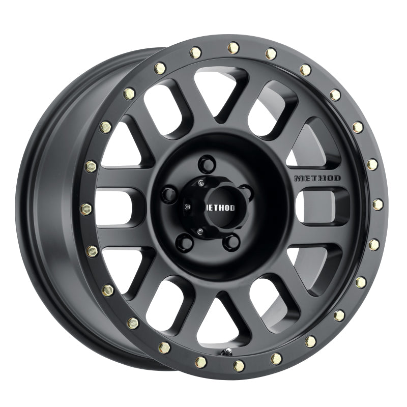 Method Wheels MR309 Grid 18x9 0mm Offset 5x150 116.5mm CB Matte Black Wheel