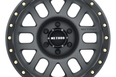 Method Wheels MR309 Grid 18x9 0mm Offset 6x5.5 108mm CB Titanium/Black Street Loc Wheel