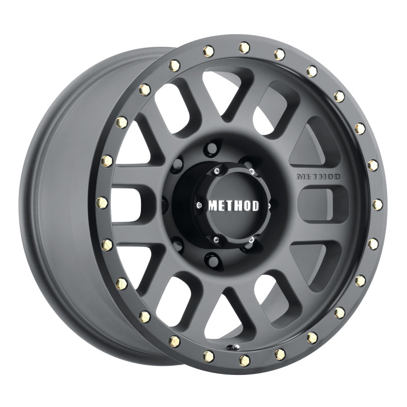 Method Wheels MR309 Grid 18x9 + 18mm Offset 8x6.5 130.81mm CB Titanium/Black Street Loc Wheel