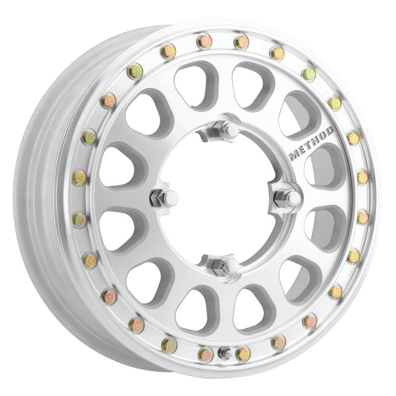 Method Wheels MR401-R UTV Beadlock 15x5 / 5 + 0/43mm Offset / 4x156 / 127mm CB Machined - Raw Wheel