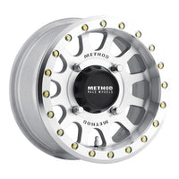 Method Wheels MR401 UTV Beadlock 15x7 / 4 + 3/13mm Offset / 4x156 / 132mm CB Machined - Raw Wheel