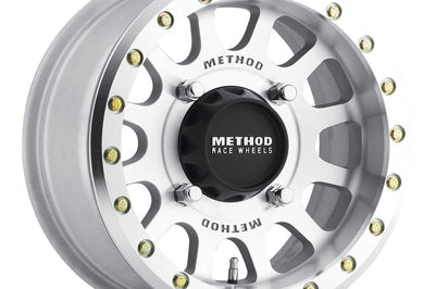 Method Wheels MR401 UTV Beadlock 15x7 / 4 + 3/13mm Offset / 4x156 / 132mm CB Machined - Raw Wheel