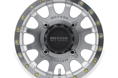 Method Wheels MR401 UTV Beadlock 15x7 / 4 + 3/13mm Offset / 4x156 / 132mm CB Machined - Raw Wheel