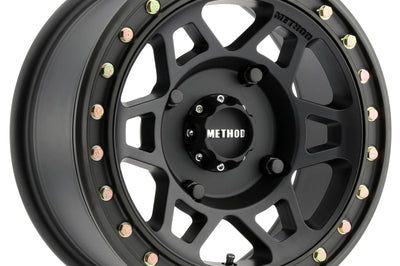 Method Wheels MR405 UTV Beadlock 15x7 / 4 + 3/13mm Offset / 4x156 / 132mm CB Matte Black Wheel