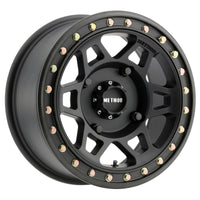 Method Wheels MR405 UTV Beadlock 15x7 / 5 + 2/38mm Offset / 4x156 / 132mm CB Matte Black Wheel