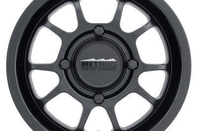 Method Wheels MR409 Bead Grip 14x7 / 4 + 3/13mm Offset / 4x156 / 132mm CB Matte Black Wheel
