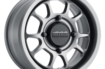 Method Wheels MR409 Bead Grip 14x7 / 4 + 3/13mm Offset / 4x156 / 132mm CB Steel Grey Wheel