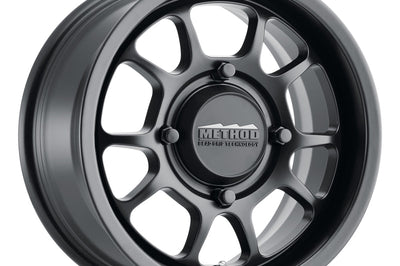 Method Wheels MR409 Bead Grip 14x7 / 5 + 2/38mm Offset / 4x156 / 132mm CB Matte Black Wheel