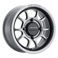 Method Wheels MR409 Bead Grip 15x10 / 5 + 5/0mm Offset / 4x136 / 106.25mm CB Steel Grey Wheel