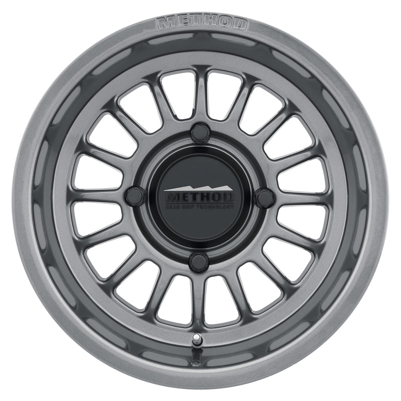 Method Wheels MR411 Bead Grip 15x7 / 5 + 2/38mm Offset / 4x136 / 106.25mm CB Gloss Titanium Wheel