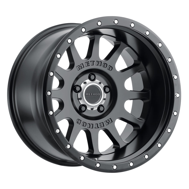 Method Wheels MR605 NV 20x10 -24mm Offset 5x5 71.5mm CB Matte Black Wheel