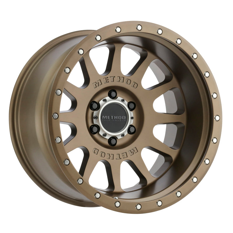 Method Wheels MR605 NV 20x10 -24mm Offset 6x5.5 106.25mm CB Bronze Wheel