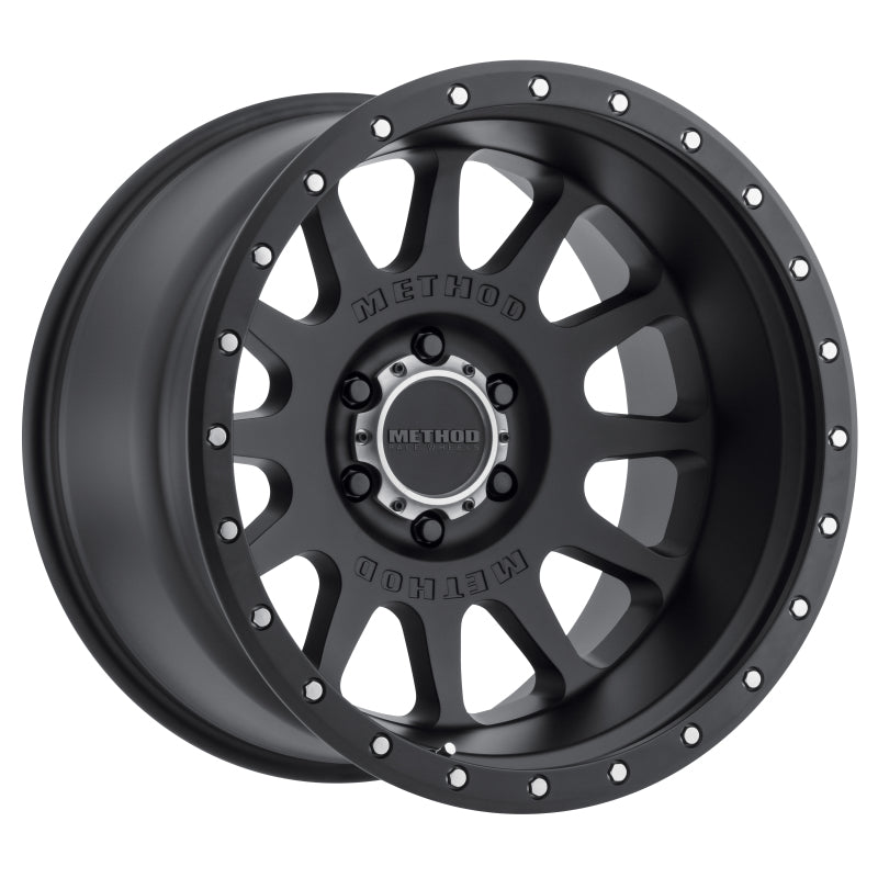 Method Wheels MR605 NV 20x10 -24mm Offset 6x5.5 106.25mm CB Matte Black Wheel