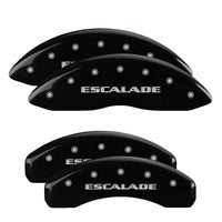 MGP 4 Caliper Covers Engraved Front & Rear Escalade Black finish silver ch - Brakes Rotors Pads