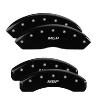 MGP 4 Caliper Covers Engraved Front & Rear Escalade Black finish silver ch - Brakes Rotors Pads