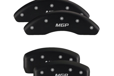 MGP 4 Caliper Covers Engraved Front & Rear SSR Red finish silver ch - Brakes Rotors Pads