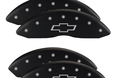 MGP 4 Caliper Covers Engraved Front & Rear SSR Red finish silver ch - Brakes Rotors Pads