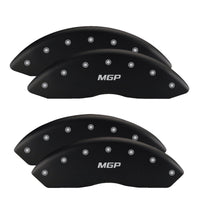 MGP 4 Caliper Covers Engraved Front & Rear Trailblazer style/SS Red finish silver ch - Brakes Rotors Pads