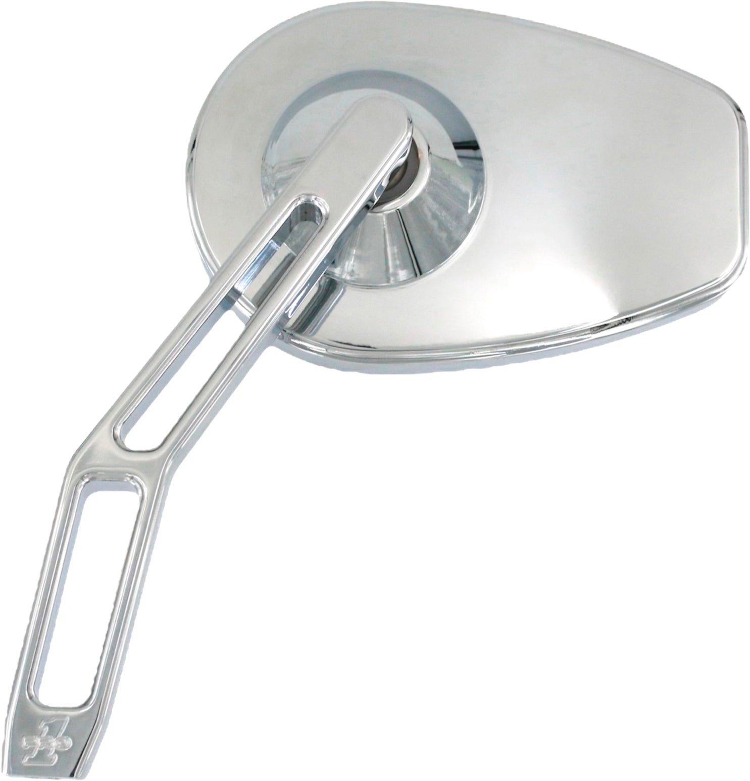 Pro One Micro Mirror V2 Cut Stem Left Chrome - Harddrive Products