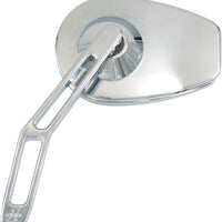 Pro One Micro Mirror V2 Cut Stem Left Chrome - Harddrive Products