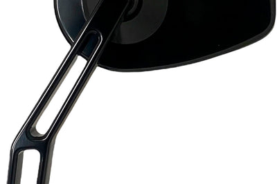 Pro One Micro Mirror V2 Cut Stem Right Gold Tin - Black - Harddrive Products