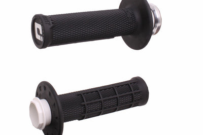 ODI Micro X Lock On Grips Half Waffle Black/Silver