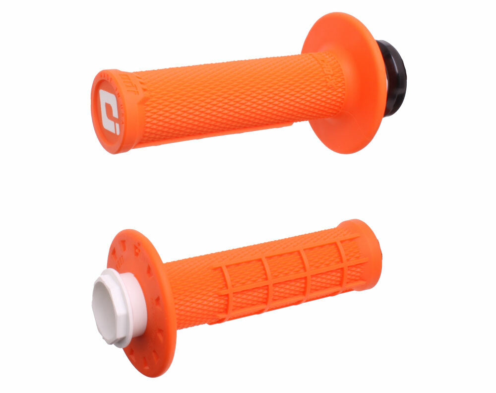 ODI Micro X Lock On Grips Half Waffle Orange/Black