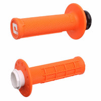 ODI Micro X Lock On Grips Half Waffle Orange/Black