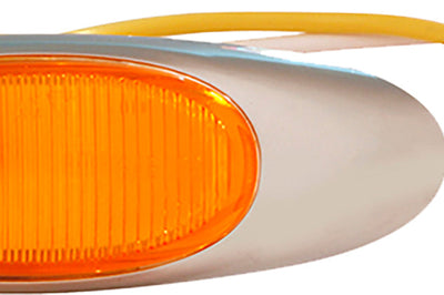 Grote Micronova Round Led Red W/grommet - Amber - Street Collection