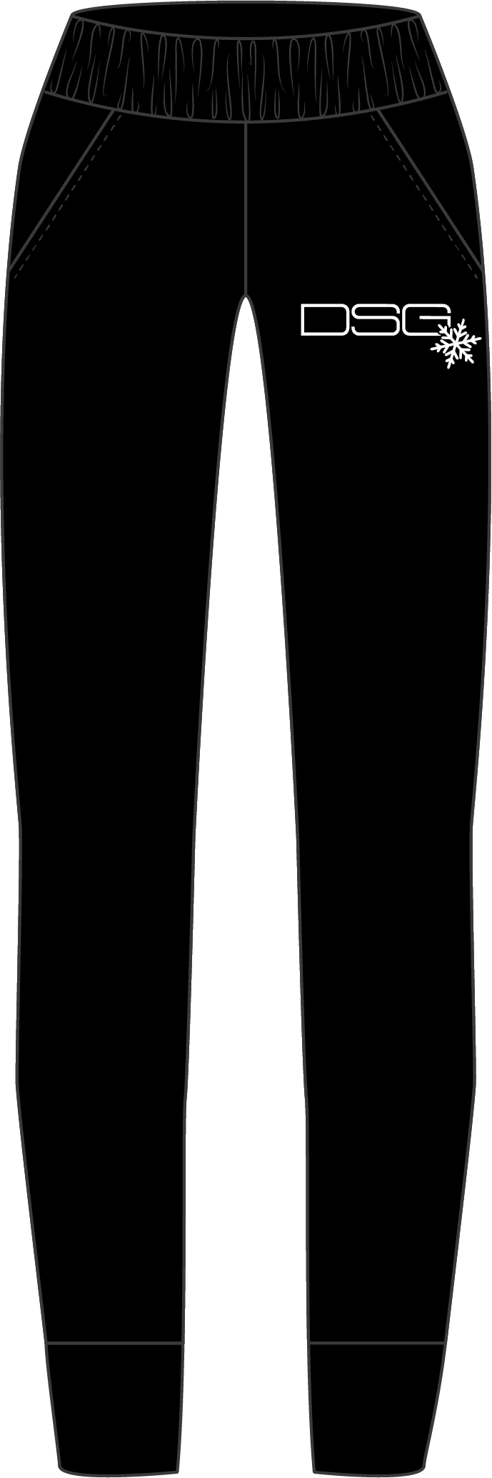 Dsg Midlayer Pant Black 16 - US 06 - Apparel Collection