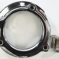 Mikuni Air Box Adapter Kit Chrome Finish - Harddrive Products