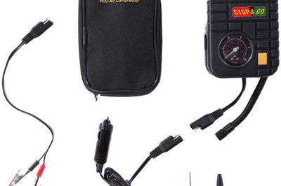 Stop & Go Mini Air Compressor - Harddrive Products