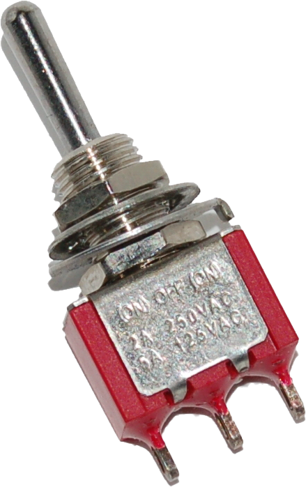 Namz Custom Cycle Mini Air Ride Toggle Switch 5-amp 1/4’’ Hole - Harddrive Products