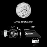 Xk Glow Mini Led Turn Signal Black Red Pair