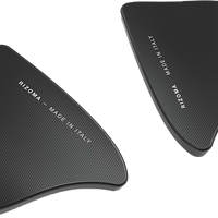 Rizoma Mirror Block Off Plates Pair Black Yam