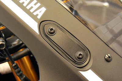 New Rage Cycles Mirror Block Off Plates Yam - Street Collection
