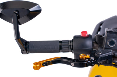 PUIG Mirror Hi Tech Bar End L/R Black - Mirrors