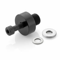 Rizoma Mirror Mount Cut Edge Black Kaw Each - Street Collection