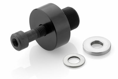 Rizoma Mirror Mount Cut Edge Black Kaw Each - Street Collection