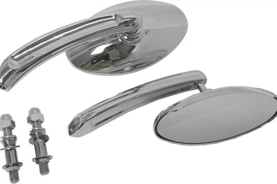 Harddrive Mirrors Chrome Oval - Products
